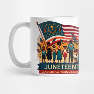 Celebrate Juneteenth: Embrace Generational Freedom & Education Mug